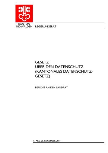 Bericht und Antrag an den Landrat [PDF, 168 KB]