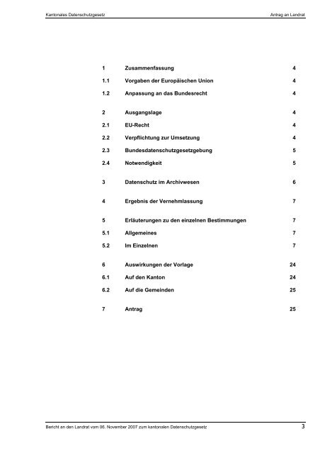 Bericht und Antrag an den Landrat [PDF, 168 KB]