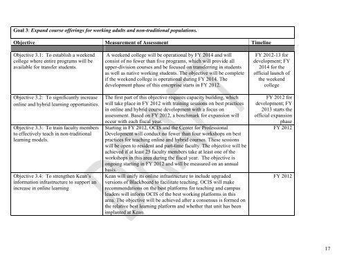 Enrollment Management Plan - Kean University