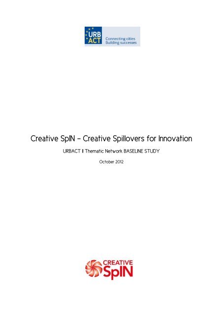 Creative SpIN, Creative Spillovers for Innovation, Thematic ... - KEA