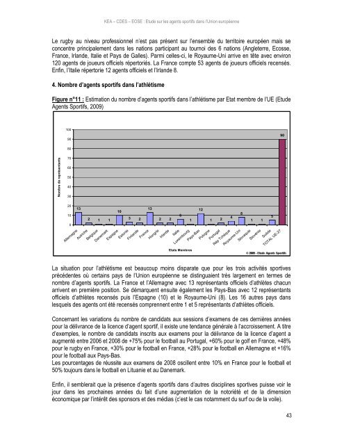 ETUDE SUR LES AGENTS SPORTIFS DANS L'UNION ... - KEA