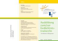 Ausbildung zum/zur GedÃ¤chtnis- trainer/in Infos - KEB OsnabrÃ¼ck