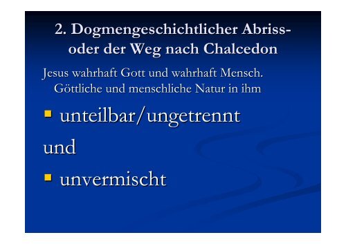 Jesus Christus â systematisch gedeutet