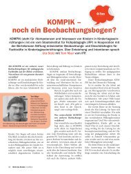 KOMPIK â noch ein Beobachtungsbogen? - KECK-Atlas