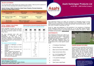 Asahi Switchgear Products Ltd - KEC International