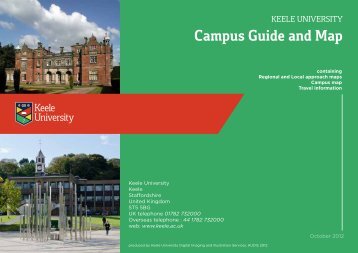 Campus Guide and Map - Keele University