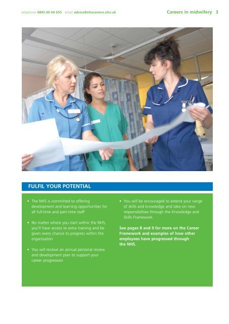 NHS guide to Careers in Midwifery - Keele University