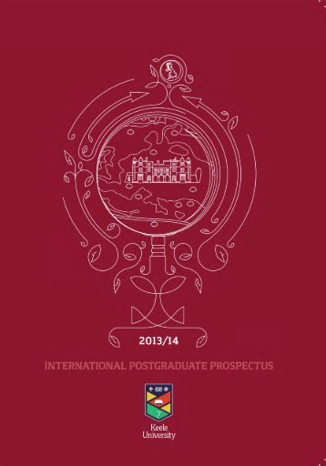 Overseas Students Postgraduate Prospectus - Keele University