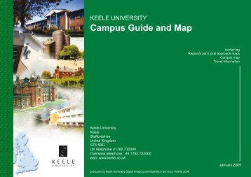 Campus Guide and Map - Keele University