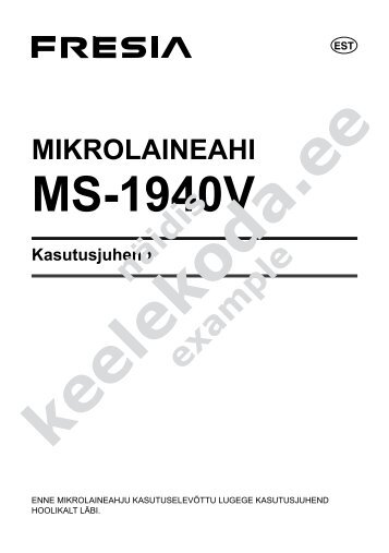 Fresia MS-1940V mikrolaineahi