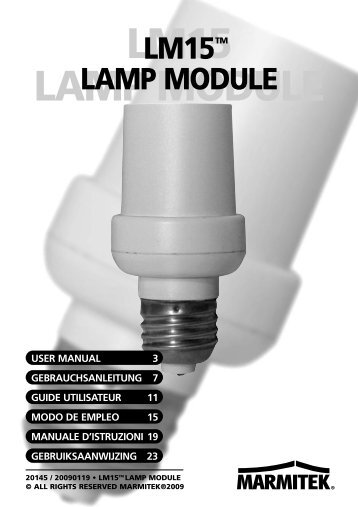 lm15 lamp module - Marmitek