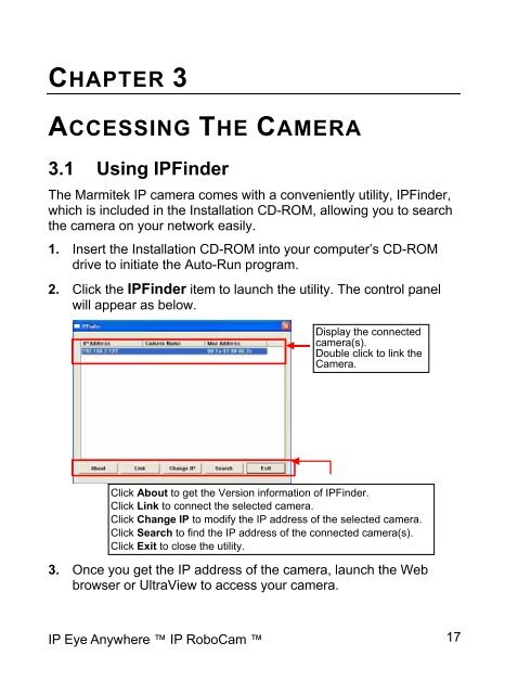 Marmitek IP Camera series advanced installation guide