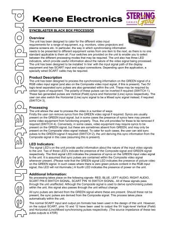 SBB_Box instructions.pub - Keene Electronics