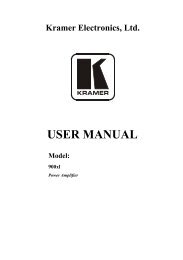 USER MANUAL - Keene Electronics