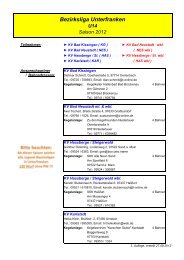 Spielplan Bezirksliga U14 2012.xlsx - Kegeln-Bezirk-Unterfranken