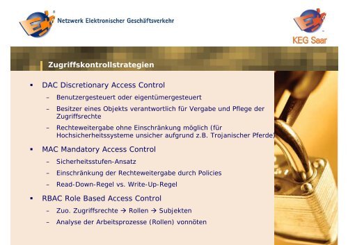 Grundlagen der IT-Sicherheit - KEG Saar