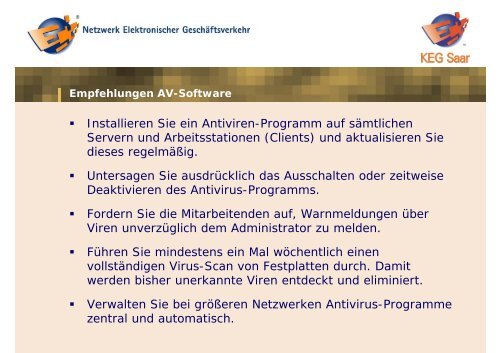 Grundlagen der IT-Sicherheit - KEG Saar