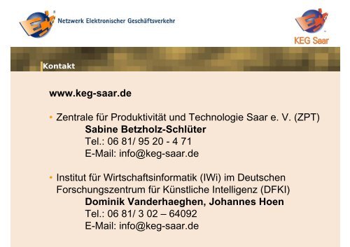 Grundlagen der IT-Sicherheit - KEG Saar