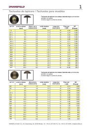 Tachuelas para maletas - Dransfeld GmbH & Co. KG