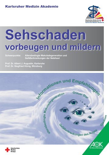 Sehschaden vorbeugen und mildern - DRK Kreisverband Karlsruhe