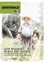 Greenpeace Magazin: 208 Rezepte gegen den Hunger