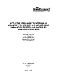 life cycle assessment gentechnisch verÃ¤nderter produkte als basis ...