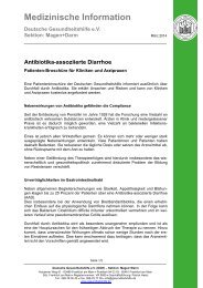 Antibiotika-assoziierte Diarrhoe