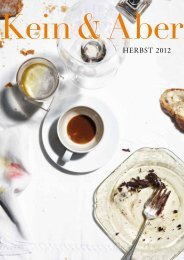 HERBST 2012 - Kein & Aber AG