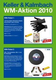 WM-Aktion 2010 - Keller & Kalmbach GmbH