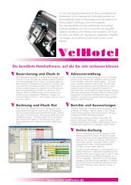 VelHotel - Velox Software Development