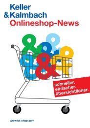 BroschÃ¼re Relaunch Onlineshop - Keller & Kalmbach GmbH