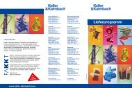 Lieferprogramm - Keller & Kalmbach GmbH