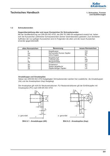 Gewindefreistich - Keller & Kalmbach GmbH