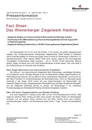 Fact Sheet Ziegelwerk Haiding 09/2013 - KELLER