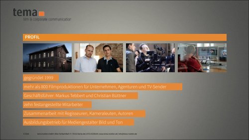 tema ist Filmproduktion.