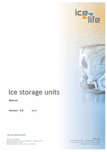 Ice storage units - manual