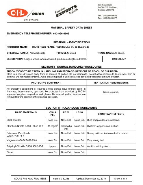 Hand Held Flare Red Solas.pdf - Kellogg Marine Supply