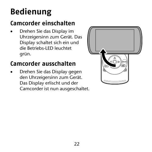 Digitaler Design Slim Full-Hd Camcorder mit riesigem 8 89 ... - Medion