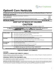 Option® Corn Herbicide - Crop Data Management Systems, Inc.