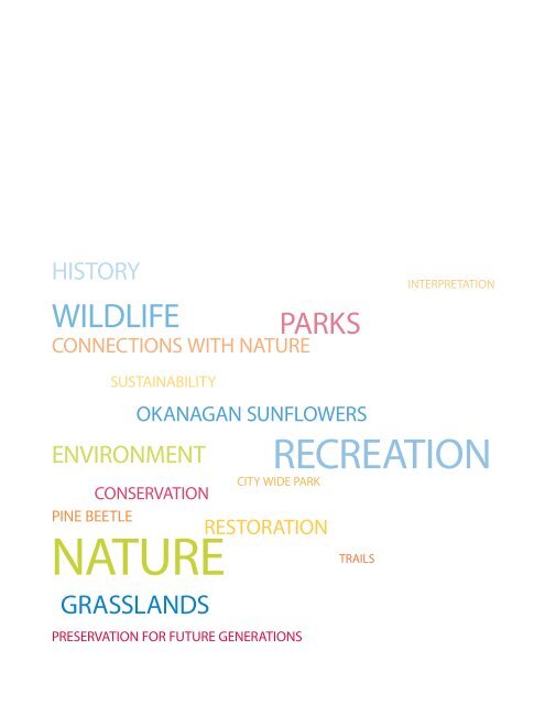 Knox Mountain Park Management Plan 2011 - City of Kelowna