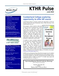 KTHR Pulse June 2010.pdf - Kelsey Trail Health Region