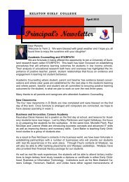 Principal's Newsletter - Kelston Girls' College