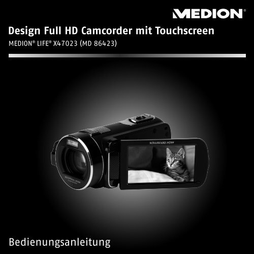 Design Full HD Camcorder mit Touchscreen - Medion