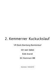 2. Kemmerner Kuckuckslauf