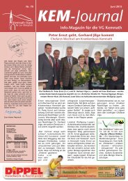 KEM-Journal Info-Magazin fÃ¼r die VG Kemnath - Stadt Kemnath