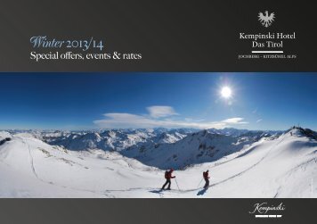 Hotel brochure winter 2013 (PDF) - Kempinski Hotels
