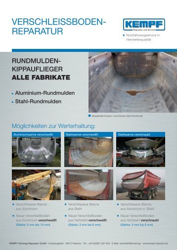 Rundmulde - KEMPF Fahrzeug-Reparatur GmbH