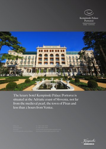 Fact sheet_EN - Kempinski Hotels