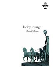 Lobby Lounge & Bar Karte