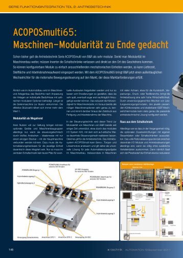 erschienen in x-Technik AUTOMATION 5/2011 - Kemptner